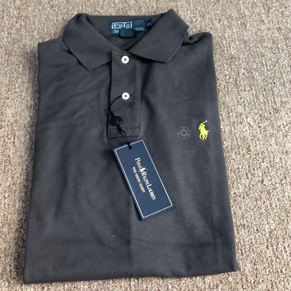 Classic Fit Mesh Polo Shirt NWT